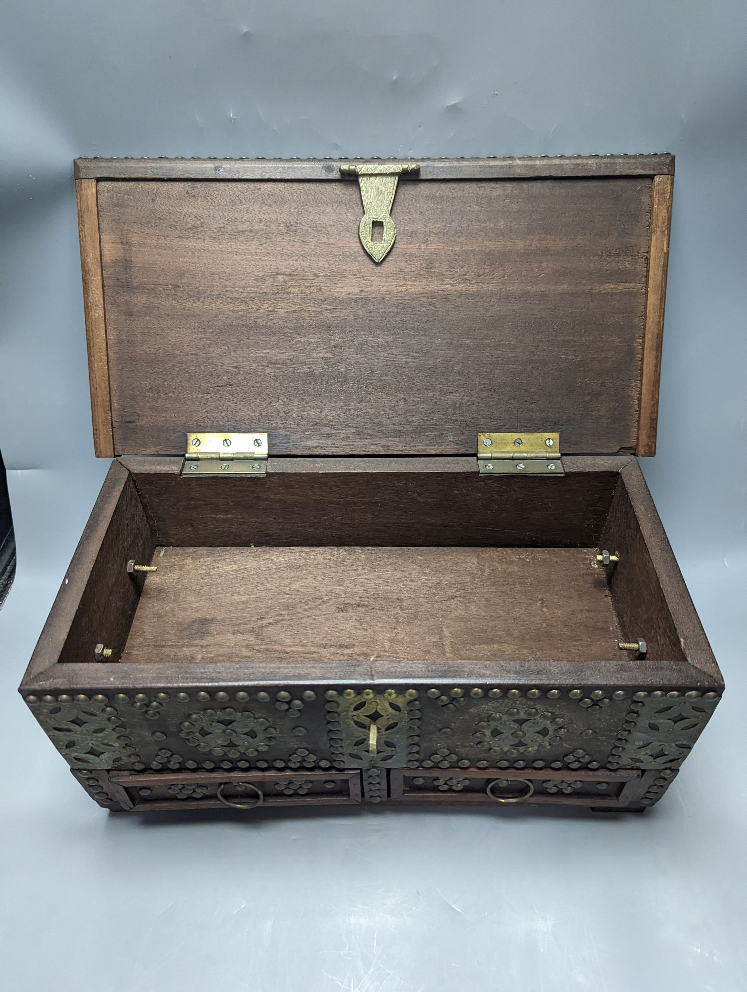 A miniature Zanzibar trunk 45cm